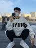 赛风运动长裤排扣篮球裤男全开扣纽扣宽松潮束脚卫裤训练长裤排扣裤子 黑色 L(建议105-125斤） 实拍图