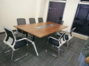 科硕 上海办公家具简约 6人8人办公会议桌长桌多人新款会议桌椅组合 2.2米会议桌 实拍图
