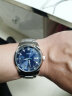 西铁城（CITIZEN）手表小蓝针男表光动能黑武士小牛皮不锈钢表带时尚休闲腕表送礼物 BM7140-54L 实拍图