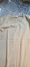 雾卡【2件装】短袖t恤男纯棉半截袖衣服圆领休闲宽松潮印花胖青年大码 【纯棉净版】卡其+深灰 L建议120-135斤  实拍图