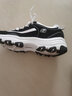 斯凯奇（Skechers）女鞋秋冬2025新款经典熊猫鞋轻便运动鞋休闲鞋厚底增高老爹鞋女 黑色/白色-BKW/女 36.5 实拍图