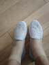 斯凯奇（Skechers）渔夫鞋夏季一脚蹬女鞋蕾丝透气懒人散步鞋休闲妈妈鞋平底单鞋 896020-LTGY/浅灰色 37.5 实拍图