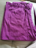 纤丝鸟女士秋裤女单件棉氨薄款棉毛裤保暖线裤衬裤葡萄紫M 实拍图