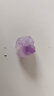 天然水晶宝石石头奇石矿石标本原石摆件地质教学科普摆件 紫水晶簇一块(2-3cm) 实拍图