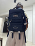 双星（doublestar）书包小学生两件套背包初中生高中学生大学生双肩包电脑包旅行包 蓝色双肩包带挂件【不带单肩包】 实拍图