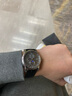 罗宾尼（LOBINNI）手表男全自动机械表男士手表背透商务休闲防水皮带学生腕表16003 [旗舰版] 银壳黑面钢带-自动上链 实拍图