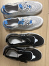 gxmy【128两双】男鞋子春夏秋新款透气防臭网面鞋国潮学生休闲运动鞋 G1白色+LS03黑色 43 【时尚潮流】 实拍图