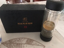 茶之恋新款至臻版茶水分离杯礼品双层杯子过滤男女式车载随手玻璃杯 咖啡色 实拍图