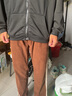鲁宾克灯芯绒裤子男秋冬季美式复古加绒男裤宽松直筒运动休闲裤阔腿长裤 2348咖啡色(春秋款) 2XL (建议体重140-148斤) 实拍图