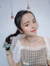 清晨的星星低丸子头发绳女生绑头发头绳大肠发圈扎头发高弹力耐用橡皮筋新款 墨绿布艺 实拍图