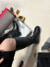 Bata及膝时装靴女冬商场新款牛皮粗跟骑士显瘦长筒靴WAG18DG3 黑色 39 晒单实拍图