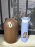 膳魔师（THERMOS）保温杯弹盖杯高真空男女不锈钢LINE FRIENDS系列JNS-351水杯子 TCMD-501 002 实拍图