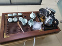 新功（SEKO） 自动上水茶盘鸡翅木实木茶盘整套茶具功夫茶具套装智能茶道电热水壶烧水壶茶台 F64 配F98茶炉【无茶具】 实拍图
