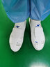 谋福防静电鞋防静电四孔鞋网鞋防静电鞋无尘车间鞋工作鞋男鞋女鞋 白色四孔帆布鞋 39 实拍图