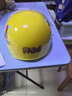 SMART4U儿童头盔3C认证 电动车电瓶车摩托车卡通安全帽 男女童轻便半盔KH1黄色四季通用 实拍图