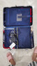 百娑（BilovSol）全铝镁合金行李箱男全金属拉杆箱全铝合金拉杆箱万向轮商务  磨砂版 银色 22寸 实拍图