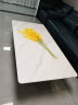 铁翼意式岩板茶几北欧大理石泡茶桌简约轻奢小户型客厅小茶几桌长方形 岩板伊丽莎白【160cm*80cm】 组装 实拍图