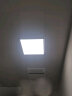 TCL照明 LED集成吊顶灯厨房灯浴室嵌入式铝扣板灯平板灯 银边300mm 晒单实拍图