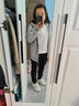 李宁外套女春秋新款连帽开衫卫衣女慵懒风宽松大码休闲运动服女上装 浅灰色(加绒加厚款) M 实拍图