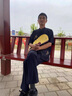 花花公子唐装中山装男士春夏季中国风短袖套装道袍汉服晨练服民族风古装 大龙长袖藏青套装.. XL 实拍图