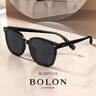 BOLON暴龙眼镜太阳镜防晒墨镜偏光镜男女款韩版经典方框遮阳镜 BL3027 BL3027C12-灰色 实拍图