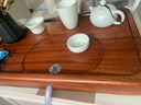 神雕（SHEN DIAO）花梨木整块无拼接实木茶盘家用檀木功夫茶具红木茶台中小号茶台 花梨木年年有余(53x33) 实拍图