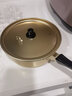 KWIWELMI韩国汤锅泡面拉面锅学生煮面小锅黄铝锅网红泡面小食堂方便面锅 单把手18cm明火单用 18cm 实拍图