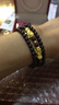 雅福莱珠宝（YAFUL JEWELRY）黄金貔貅转运珠手链3D硬金石榴石女士手镯足金999招财貔恘手串 貔貅戏金珠+三圈5MM优质石榴石 实拍图