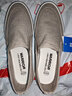 回力 Warrior 帆布鞋男鞋简约懒人款男士布鞋低帮一脚蹬薄款套脚休闲鞋 WXY-966 灰色 39 实拍图