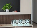 驰海（CHkosda）led电子挂钟数字时钟表挂墙壁比赛倒计时器大屏会议室万年历wifi 66.5x15cm镂空白字WIFI版 66.5cm 以上 实拍图