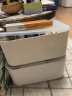 百露 杂物收纳筐塑料篮厨房收纳盒储物盒内衣卫生间分类收纳整理箱 中号带盖(36*25.5*16cm) 实拍图