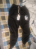 百鹊亭买一送一包邮】裤子男秋冬季运动宽松直筒裤港风百搭束脚休闲卫裤 太空人黑色+黑色 【2件装】 2XL 实拍图