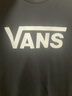 VANS范斯官方 男女情侣短袖T恤夏季经典LOGO 黑色 M 实拍图
