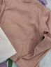 猫人儿童保暖内衣套装秋冬季女童秋衣秋裤打底睡衣家居服 粉色 130  实拍图