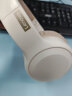 联想（Lenovo）真无线头戴式蓝牙耳机 电脑游戏电竞降噪跑步运动音乐听力网课耳麦 适用于苹果华为小米 TH30米白 实拍图