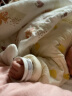 童泰秋冬婴儿衣服新生儿夹棉连体衣0-6个月宝宝哈衣 黄色丨A款 66cm 实拍图
