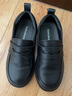 意尔康儿童皮鞋开学必备男童皮鞋黑色套脚学生皮鞋牛皮男孩表演鞋黑色31 实拍图