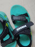 巴布豆童鞋男童凉鞋夏季新款中大童孩子防滑耐磨轻便软底男孩儿童沙滩鞋 BBD-XT0173黑绿 33码 鞋内长21cm 实拍图