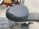 首迈电动车座套雅迪爱玛新日台铃绿源电瓶车坐垫套车座椅套座垫皮防水 净面黑-【前座】 实拍图
