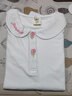 多妙屋女童长袖T恤秋装2025新款儿童纯棉打底衫春秋大童洋气娃娃领上衣 棒棒糖款白色 81691 140 cm 实拍图