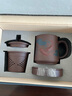 金镶玉孙欢老师手工作宜兴原矿紫砂杯带过滤名家茶缸陶瓷功夫茶具礼盒装 孙欢年年有余紫砂杯五件套 实拍图