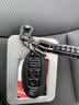 2022款日产奇骏钥匙套轩逸钥匙包逍客钥匙扣尼桑天籁楼兰途乐骐达途达蓝鸟劲客高档真皮专用女保护套壳链 A款黑色（一键启动 2键） 实拍图