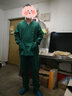 迪塞雅男女纯棉刷手服长袖洗手衣医生隔离工作服短袖刷手衣手术室衣宠物 洗手衣绿色（男款长袖） 2XL 实拍图