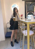依零依蓓短靴女 2025春秋新品加女靴韩版单靴裸靴切尔西潮大码休闲鞋女 S600-单里 37 实拍图