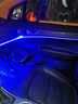 心无止镜车载车内氛围灯LED冷光线汽车内饰灯带APP控制七彩音乐节奏灯爆闪灯条无损改装免接线中控门边 5灯源免穿线款（副驾仪表台+四车门）6米光纤 实拍图