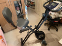 雷克 室内动感单车家用磁控健身车静音可折叠卧式运动自行车健身器材 BC22002海军蓝（带心率无拉绳） 实拍图