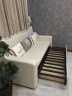 欧荷家具 沙发床两用多功能可储物折叠推拉沙发网红客厅小户型两用沙发床 1.3米高密海绵款+USB口+音响 实拍图