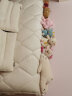 欧苏缦新款全包加厚高档床头罩套靠背软包简约现代皮木床头盖布保护套子 米白 1.5米长床头罩 实拍图