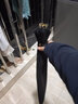 尚野优品自动雨伞长柄男24骨防水折叠商务伞抗风超大双人女雨伞加大晴雨伞 商务黑【自动款】 实拍图