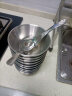 Momscook不锈钢碗家用饭碗汤碗餐具 双层隔热防烫耐用学生儿童饭堂用成人用 10只装（JAW12P10） 实拍图